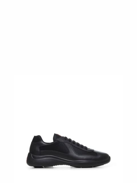 Prada Prada Calzature Men Black Prada America's Cup Sneakers