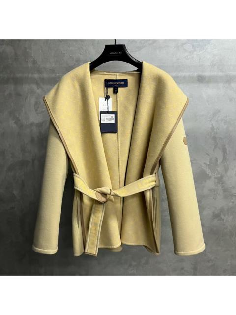 Louis Vuitton Louis Vuitton's latest camel-colored logo pattern lace-up short dress