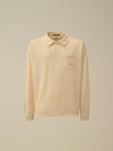 C.P. Company 20/1 Jersey Long Sleeve Boxy Polo