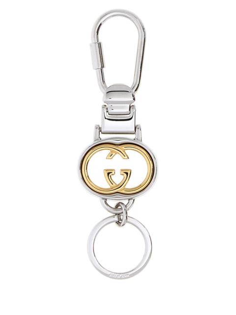 GUCCI Gucci Men Two-Tone Metal Keyring