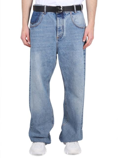 Balmain Balmain Men Loose Fit Jeans
