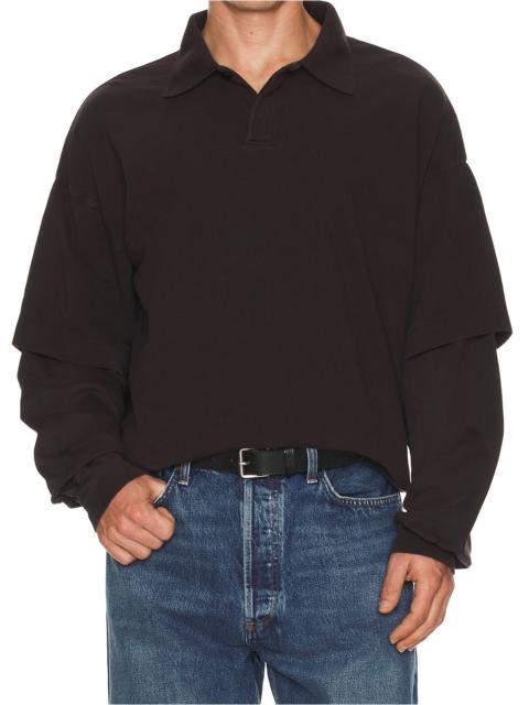 AGOLDE Curren Doublesleeve Polo