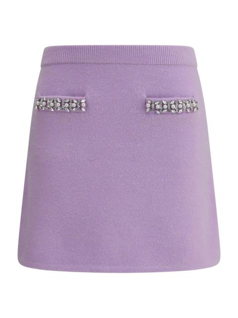 self-portrait Knit Miniskirt