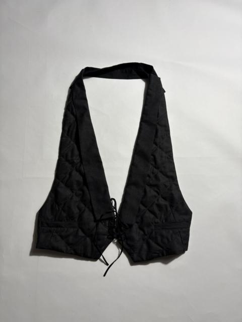 Other Designers KRIS VAN ASSCHE SINGLE BREASTED LACE UP VEST