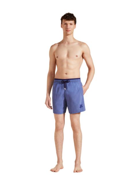 Vilebrequin Vilebrequin Men's Solid Bicolor Swim Shorts in Tempête at Nordstrom