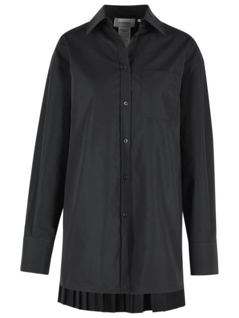 Sportmax Sportmax 'Nespolo' Black Cotton Blend Shirt Dress Women
