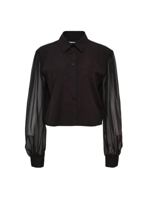 MSGM Cropped Camicia Shirt
