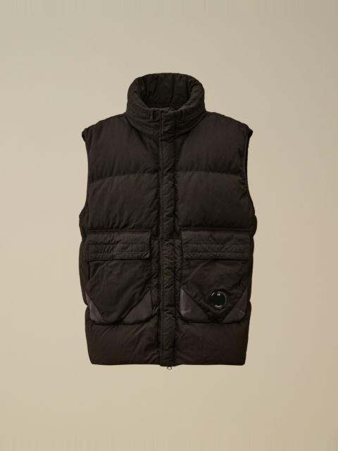 C.P. Company Eco-Chrome R Mixed Hooded Down Gilet