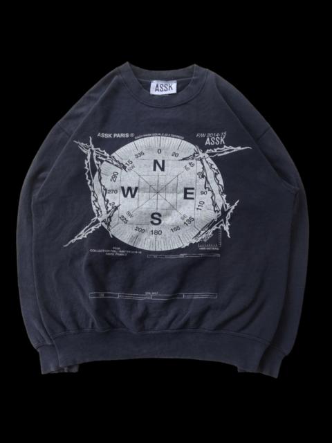 Rare🔥 ASSK Compass Collection Fall/Winter 2014-15 Paris France Sweatshirts