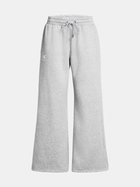Under Armour Women's UA Icon Fleece Wide Leg Pants