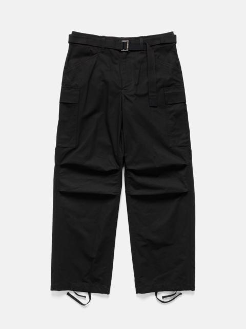 sacai Rip Stop Pants Black