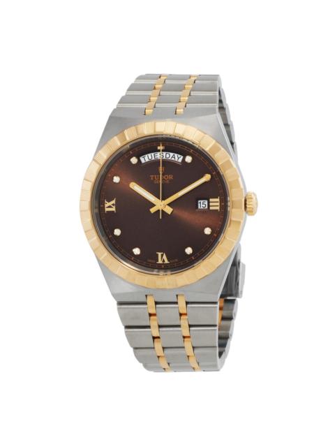 TUDOR Tudor Royal Automatic Diamond Brown Dial Men's Watch M28603-0008
