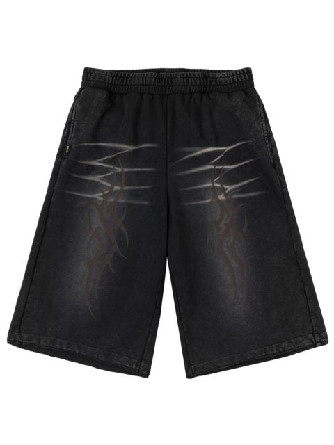 EVISU Scorpio Graphic Sweatshorts