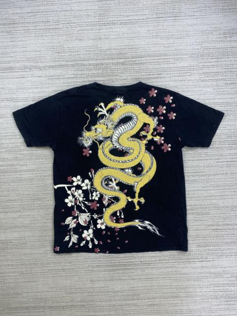 Other Designers Bullet Noise × Dragonfly × Vintage - Vtg Bullet Noise Dragonfly Big Printed Shortsleeve Shirt