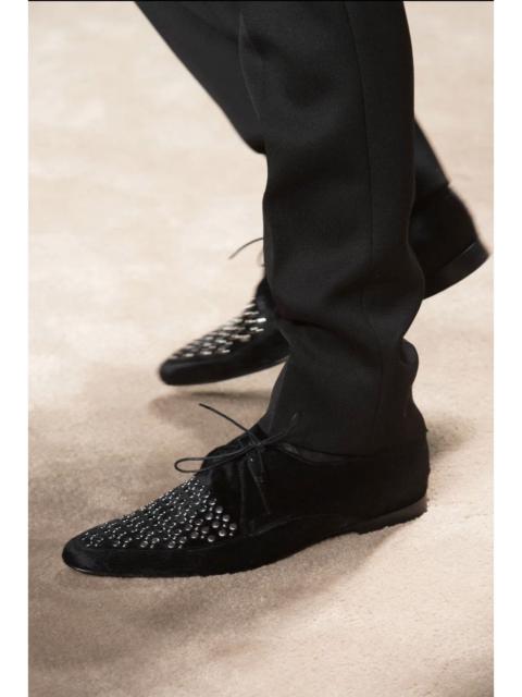 Burberry Prorsum - Fall13 Studded Black Pony Hair Shoes christopher bailey