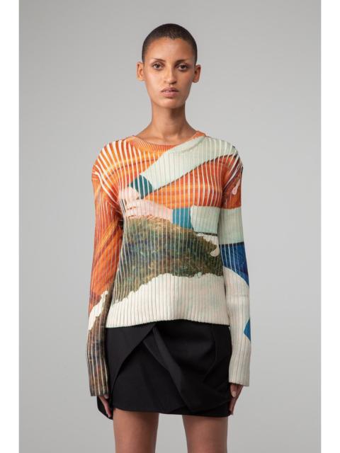 ECKHAUS LATTA $645 Eckhaus Latta Ribboned Sweater