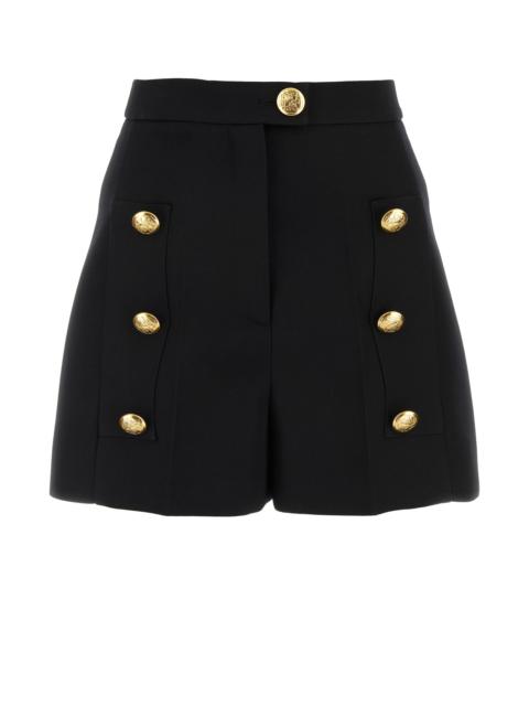 Alexander McQueen Black wool shorts