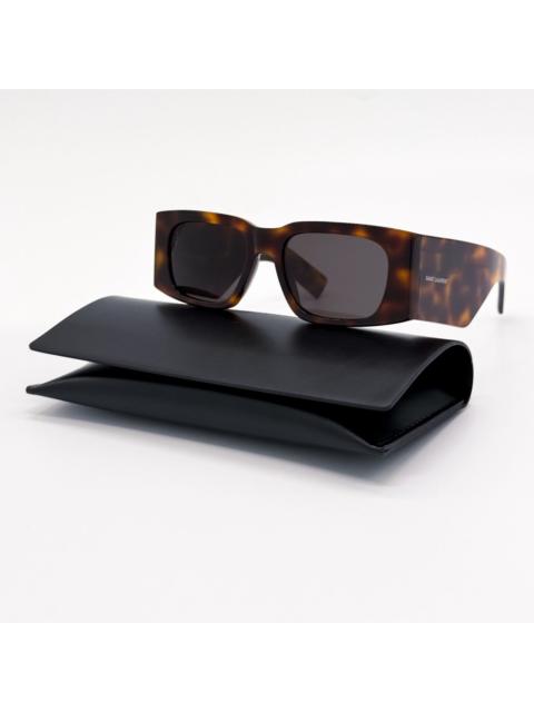 SAINT LAURENT NEW SAINT LAURENT SUNGLASSES SL654 003 WOMEN SQUARE HAVANA/G
