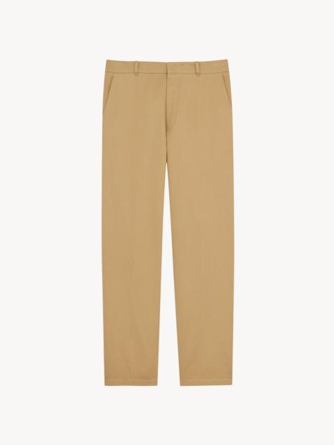SAINT LAURENT CHINOS IN COTTON GABARDINE