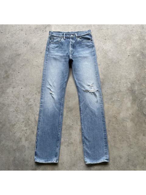 Other Designers Japanese Brand - Vintage StormyBlue Faded Selvedge Jeans Distressed Pants W31