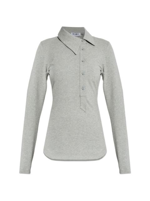 THE ATTICO Cotton polo shirt