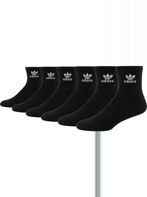 adidas adidas Men's Originals Trefoil Quarter Socks 6 Pack