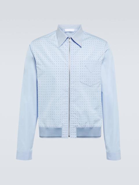 Prada Studded cotton blouson jacket