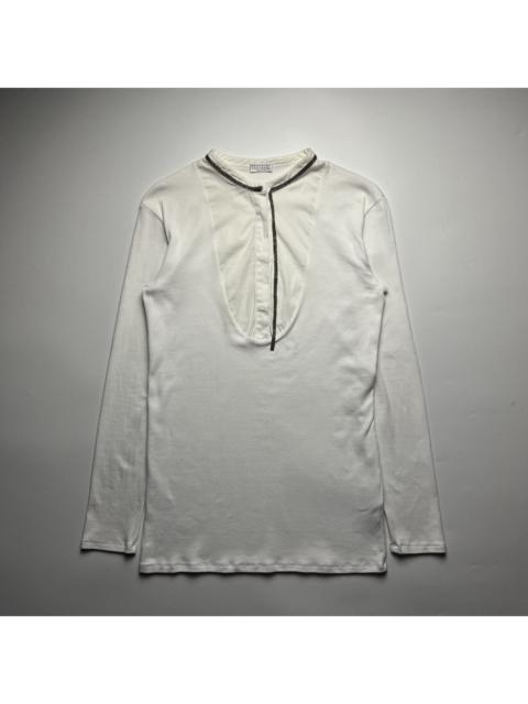 Brunello Cucinelli Brunello Cucinelli Monili Trim long-sleeve shirt