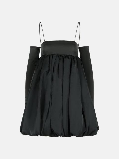 ROTATE BALLOON DRESS IN BLACK POLYESTER