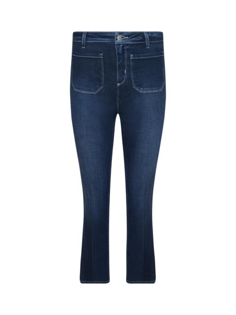 L'AGENCE Noya Cropped Slim Flare Jean