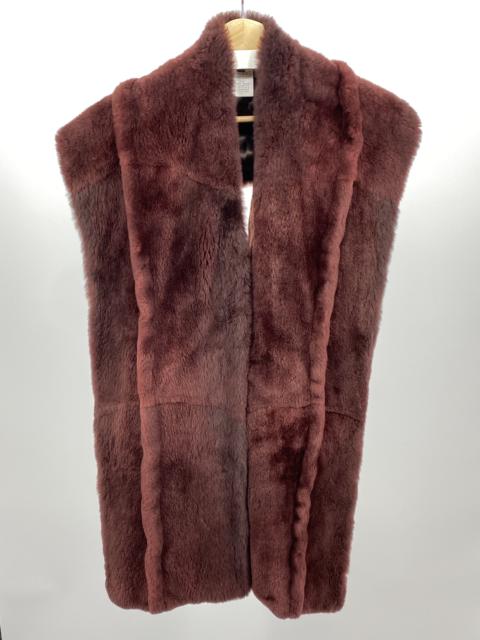 Maison Margiela Nutria Fur Shawl Scarf