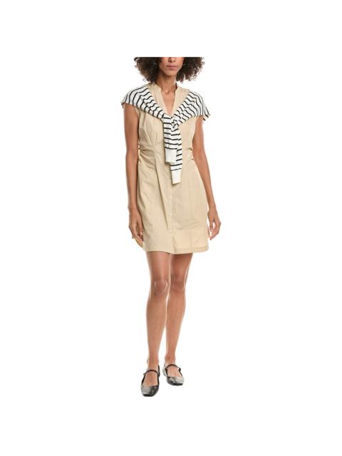 DEREK LAM 10 CROSBY Derek Lam 10 Crosby Lotte Mixed Media Dress