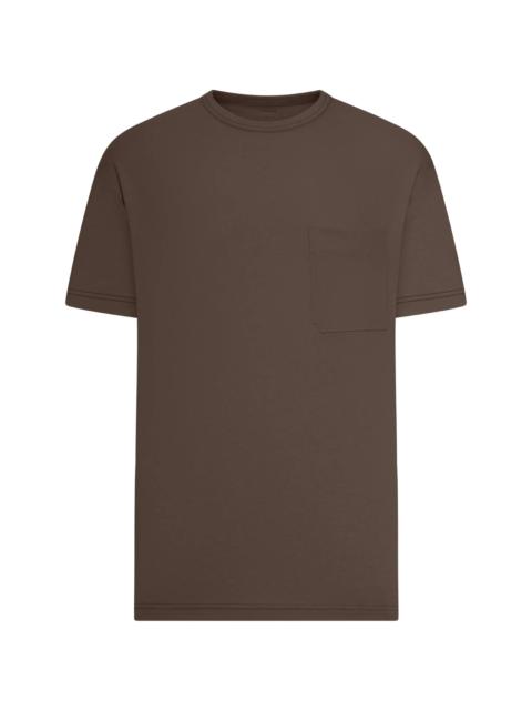 Lemaire Lemaire Ribbed Crew-neck Pocket T-shirt