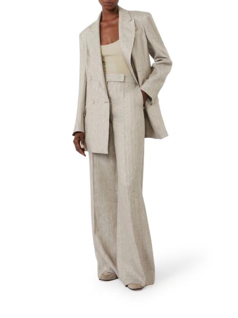 Max Mara CHEVRON LINEN BATAVIA TROUSERS