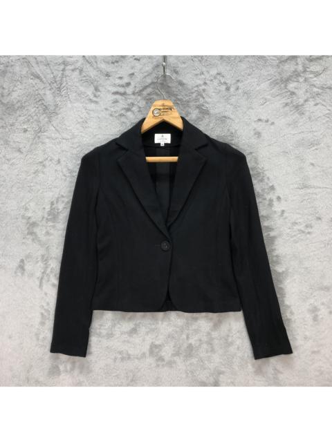 Lanvin LANVIN SINGLE BUTTON CROPPED JACKET / BLAZER #5609-200