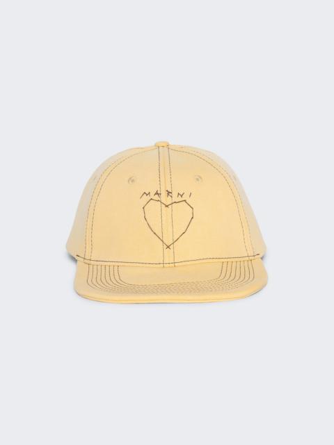 Marni Denim Baseball Cap Citrus