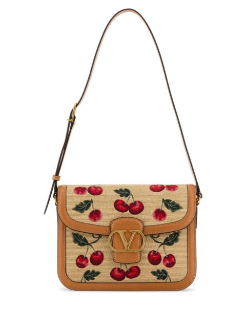 Valentino Embroidered raffia 9T05 crossbody bag