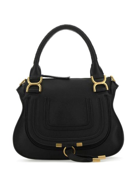 Chloé Chloe Women Black Leather Medium Marcie Handbag