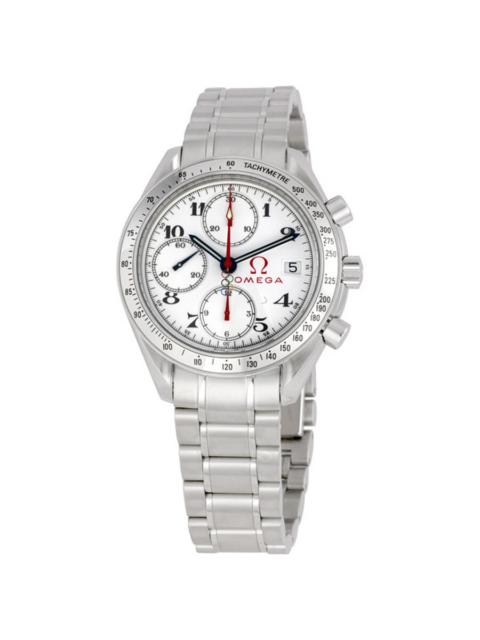 OMEGA Pre-owned Omega Speedmaster Chronograph Tachymeter White Dial Men's Watch 3516.20