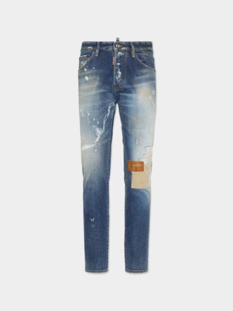 DSQUARED2 MEDIUM PRESSED SAND SCARED WASH COOL GUY JEANS