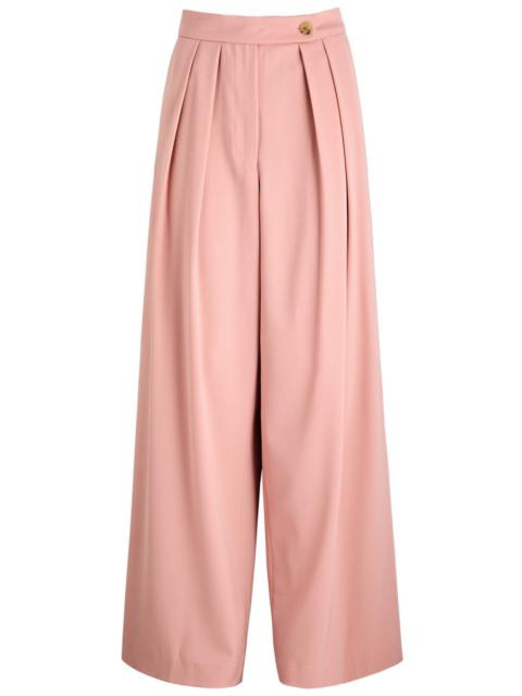 Dries Van Noten Pamplona Wide-leg Wool Trousers