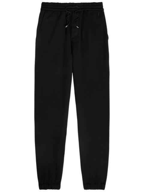 SAINT LAURENT Saint Laurent Logo-embroidered Cotton Sweatpants