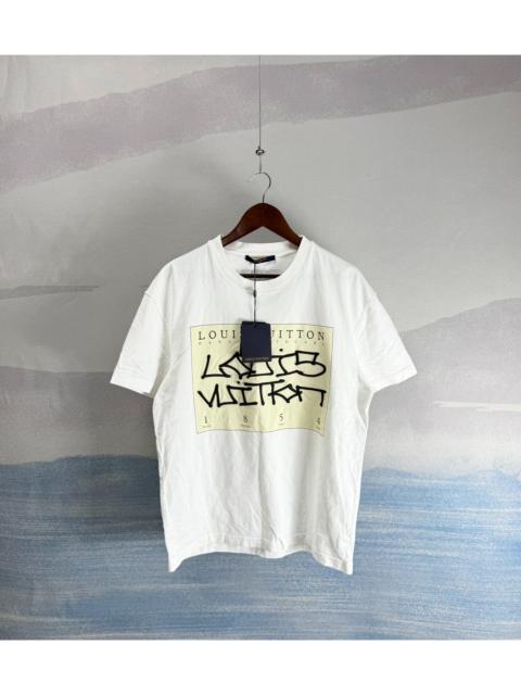 Louis Vuitton Louis Vuitton LV 1854 Short-Sleeve T-Shirt with White Patch Embroidery