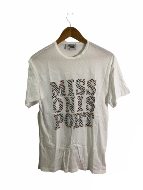 Other Designers Vintage Made In Italy Missoni Sport Logo Paper Thin T-Shirt