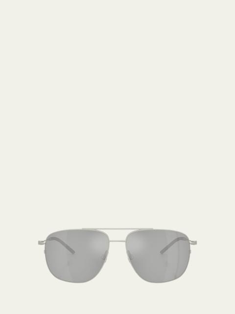 Moncler Men's ME4004 Aviator Sunglasses