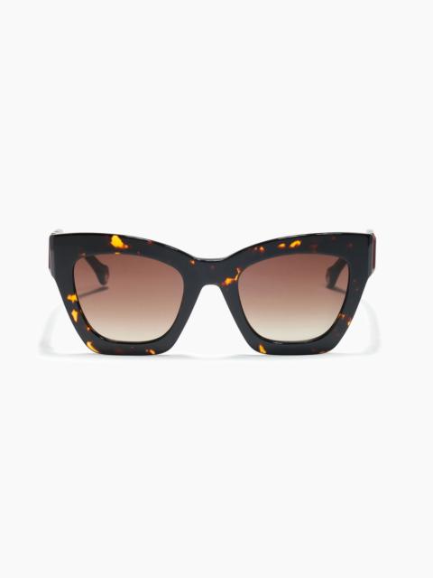 CAROLINA HERRERA Cat Eye Sunglasses with Temple Insert