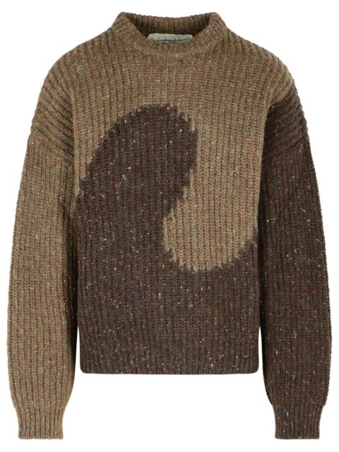 ERL Erl Wool Blend Sweater Brown Men