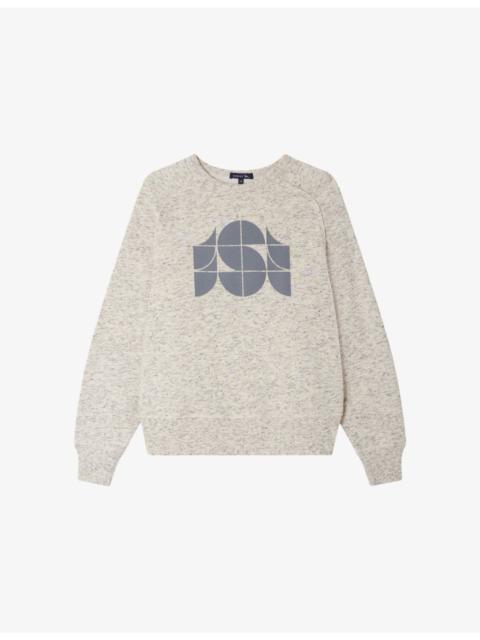 soeur Pascal Graphic-Print Cotton Sweatshirt