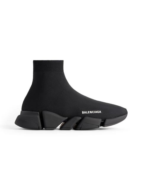 BALENCIAGA Women's Speed 2.0 Recycled Knit Sneaker in Black