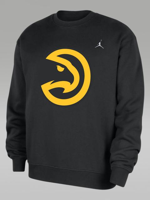 Jordan Atlanta Hawks Statement Essentials Men's Jordan NBA Fleece Crew-Neck Sweatshirt